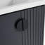 Meuble-lavabo de 28 po avec lavabo en céramique pour petite salle de bain