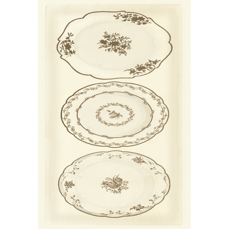 Sevres Porcelain Panel I by Garnier - Wrapped Canvas Print, 46cm H x 30cm W x 3.8cm D