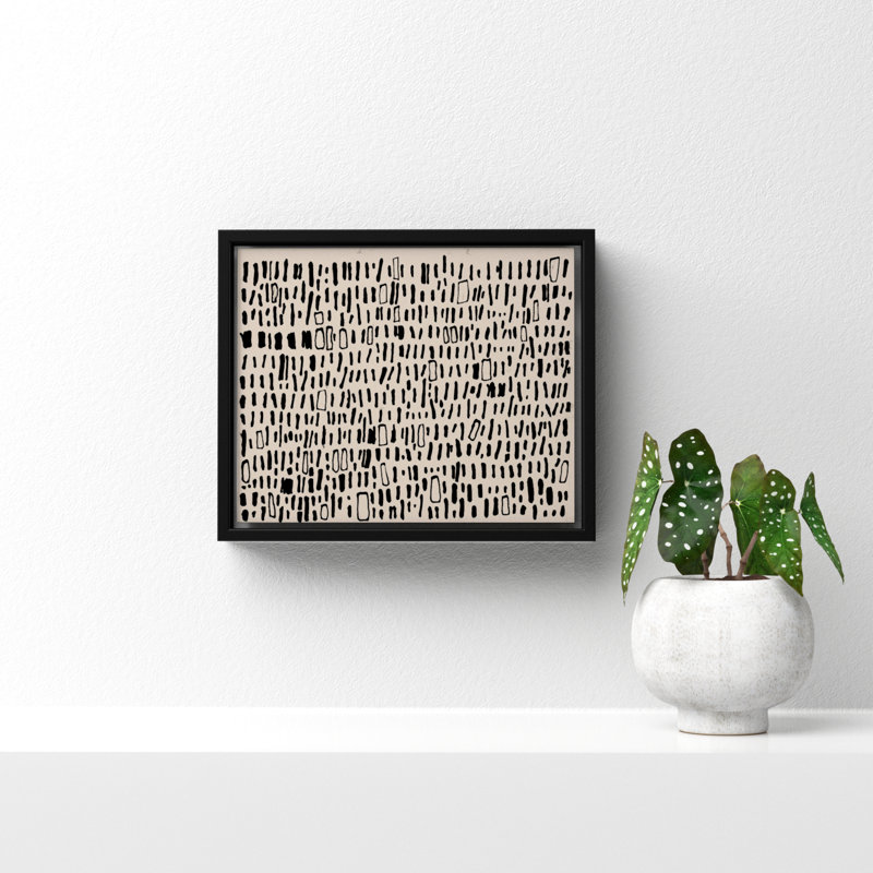 Timber Solid Wood Rectangle Acrylic Painting Print, 9.5" H x 11.5" W, Black