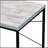 Antique White & Black Finish Writing Desk