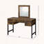 Vanity Set with Storage Drawers and Metal Frame