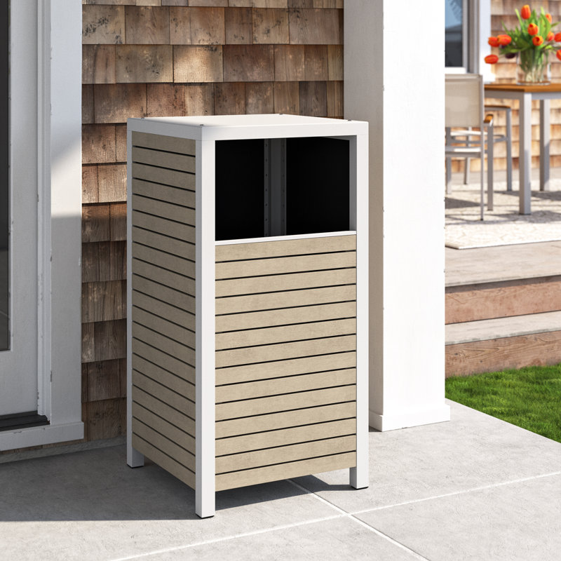 Réfrigérateur modulaire Travira, Bois de teck rétro