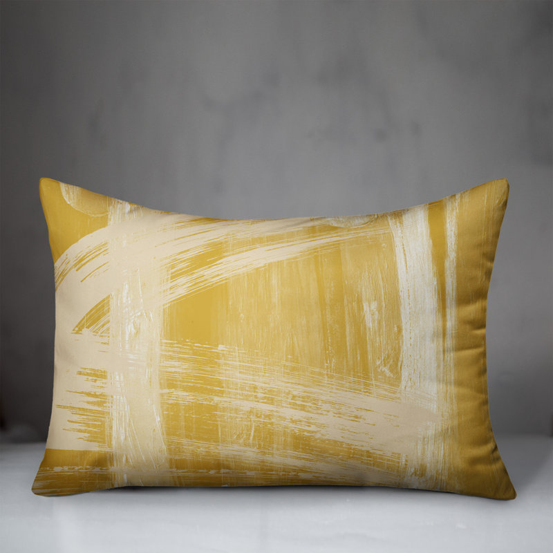 Abstract Reversible Throw Pillow