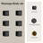 3-Fuction 12" Ceiling-Mount Thermostatic Rainfall Shower System with 6 Body Jets and Rough-in Valve-105525174