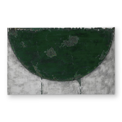 Green Half Circle - Indoor Outdoor Door Mat for Home Decor