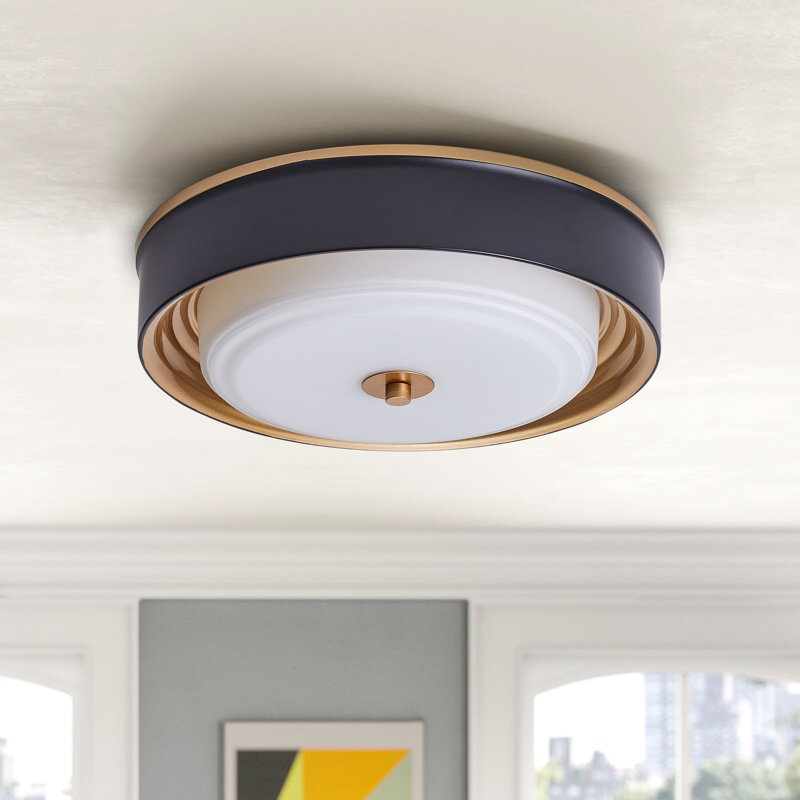 Plafonnier encastré 13,19 po 2 lumières Evonie