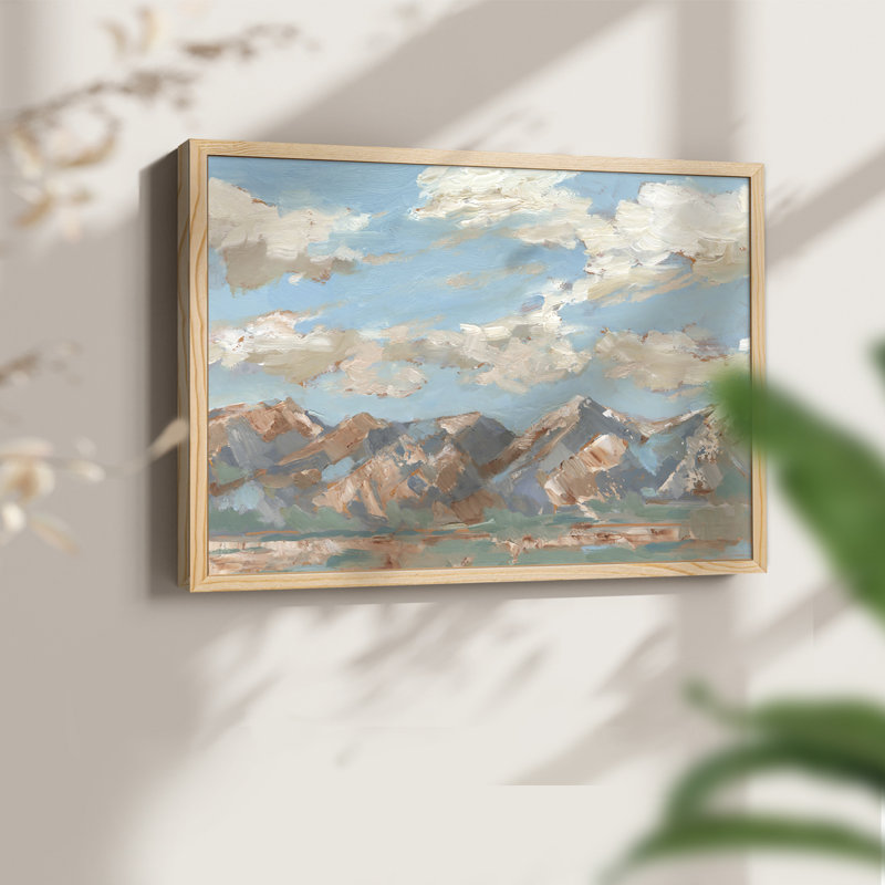Pastel Western Vista I - reproduction encadrée, Naturel, H 16 po x l 20 po