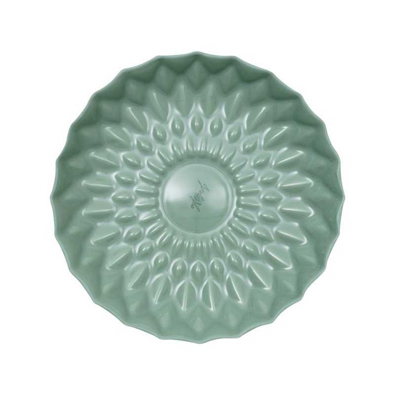 Geo Handmade Plate, Light Green, 17 Cm, Light Green