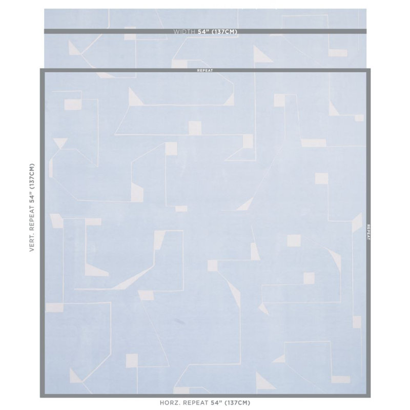 Papier peint Schumacher x Porter, Ciel