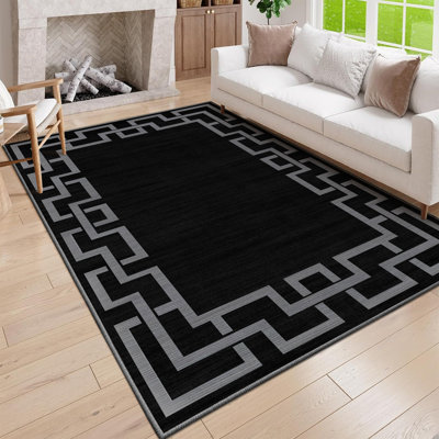 Oriental Shaggy Washable Area Rug