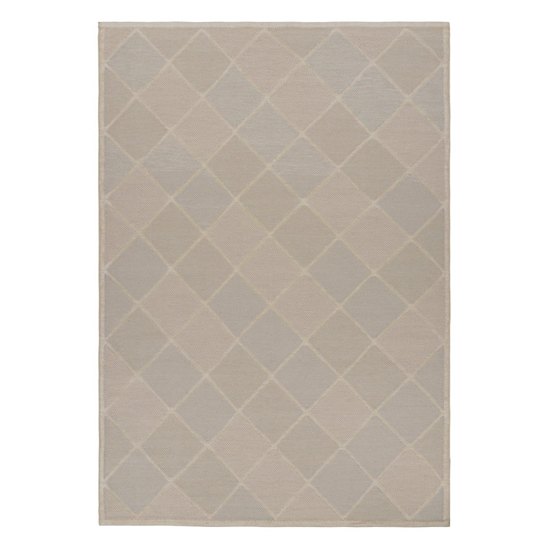 Scandinavian Wool Geometric Area Rug, Rectangle 8' x 10'
