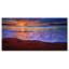 « couleur coucher de soleil par dessus de belle shore », reproduction de photo sur toile tendue-25566158