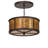 18" Wide Smythe Craftsman Semi-Flushmount
