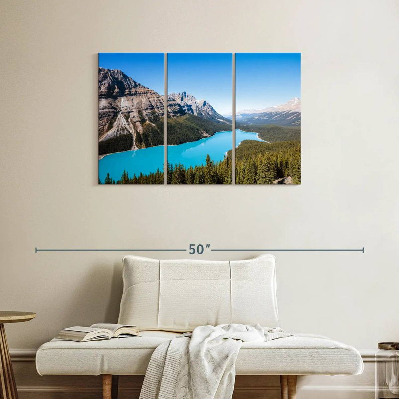 Alamar, aigue-marine, lac Peyto, H 24 po x l 38 po