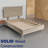 15" Premium Velvet Material Box Spring/Bed Frame With Headboard, Durable & Stylish Acrylic Legs-1247096210-1247096211