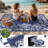 Waterproof Outdoor Rug with Plastic Border - Reversible Deck Mat, UV Resistant, Stain Resistant, Easy to Clean Camping Carpet for Backyard-1344008672-1344008702