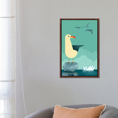 Seagull by Dieter Braun - Print on Canvas