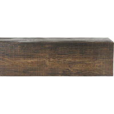 Rustic Sawn Heritage Timber Faux Wood Fireplace Mantel