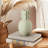 Gerarde Boho Ceramic and Stoneware Vase with Woven and Synthetic Wicker Accents, Modern Decorative Jar in Contemporary Artisan Style for Eclectic and Artistic Home Decor Display-912169231-912169230
