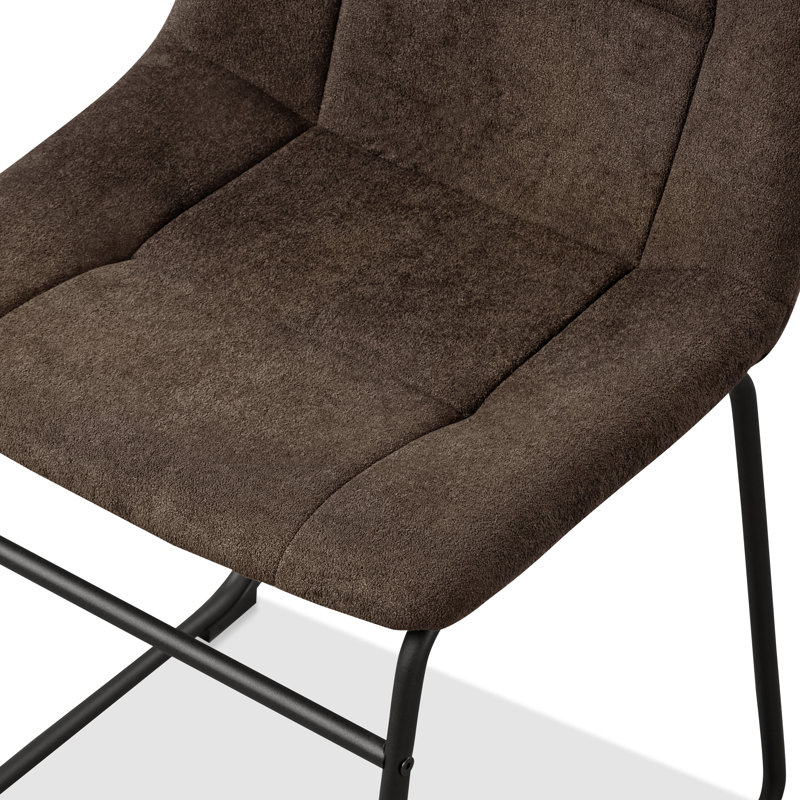 Bexhill Chenille Dining Chair, Brown