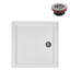 Base de douche en acrylique Streamline l 36 po x P 36 po avec drain ABS inclus-130621448