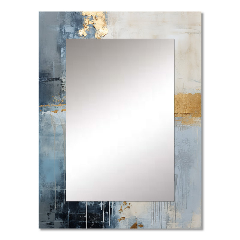 Fairlough - Beige Modern Wall Mirror, 32 po x 24 po