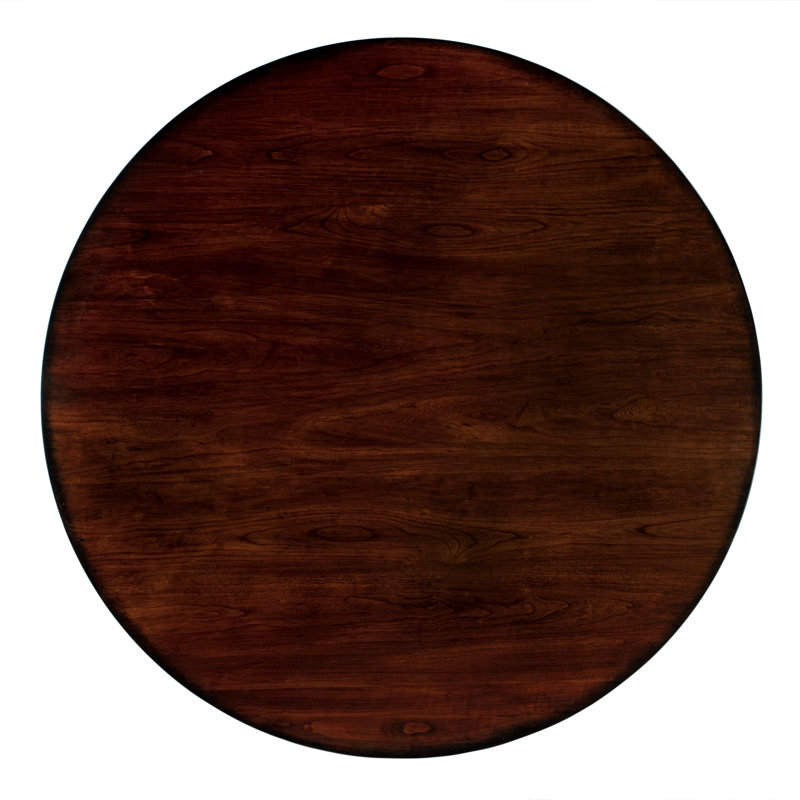 Evie 48" Round Pedestal Dining Table, Antique Cherry