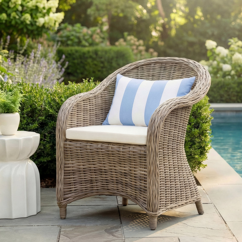 Zachary Wicker Outdoor Lounge Chair