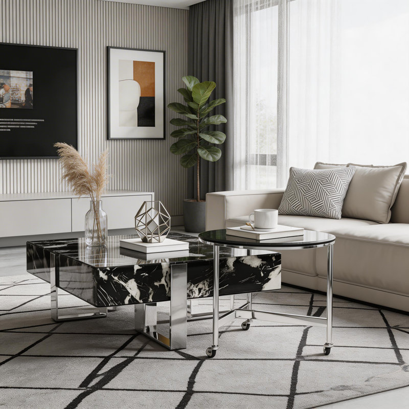 Table basse Modern, Noir