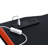 Dragi Gaming Table with USB Port in Black and Red