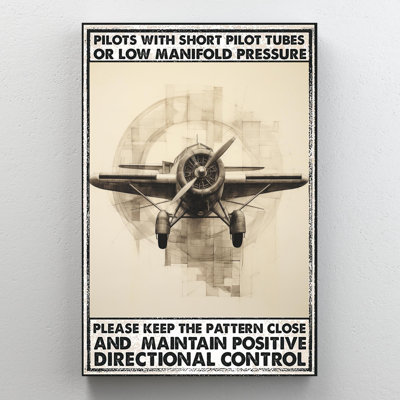 " Plane Pilots With Short Pilot Tubes "