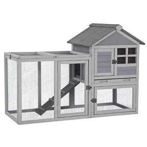 Tucker Murphy Pet™ Sherita Weather Resistant Rabbit Hutch & Reviews ...