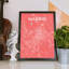 Madrid City Map - No Frame Print-608625962
