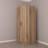Modern Walnut Wardrobe, 29.1 x 82.7 x 20.5 Inches | 100% Melamine Coated Particle Board, Thickness: 0.7 Inches | Stylish & Functional Storage Solution for Bedroom or Closet, Durable & Elegant Design-1568212398-1568212305