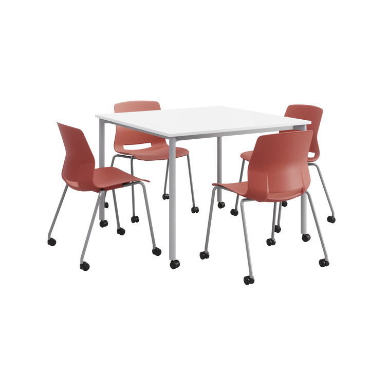 Dailey-" Lola Set 42" L Square Breakroom Table and Chair Set