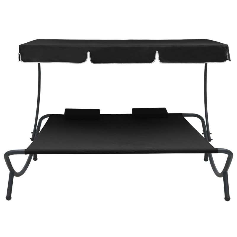Athelia 68.1" Wide Patio Daybed, Green