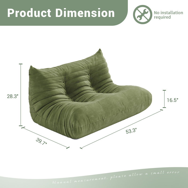 Fauteuil à billes Casto Lazy, Vert