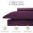 Southshore Fine Linens Southshore Basics Duvet Cover Set in Purple, 90 GSM Double-Brushed Microfiber Bedding with Hidden Zipper Closure and Corner Ties, 2 Pillow Shams, Full/Queen-1467575-1499761