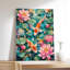 Toile, art mural Koi, poisson et lotus, impression sur toile, affiche rétro, décoration intérieure-1874608390