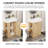 21.6" Single Bathroom Vanity With Ceramic Top