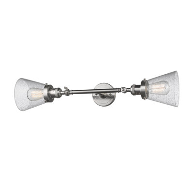 Éclairage de meuble-lavabo inclinable 2 lumières Cone
