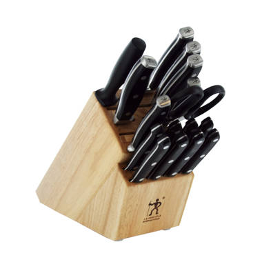 Henckels Forged Premio 18-Pc Knife Block Set - Acacia