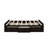 Wood Queen Size Platform Bed Frame With Six Drawers-1856169926