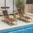 Birch Wood Chaise Lounge Chair With Adjustable Canopy Reclining Backrest & Footrest-726462776