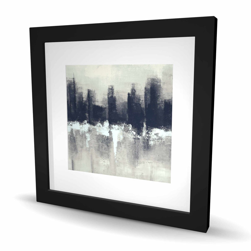 Ville sombre | Reproduction industrielle matte pour décoration de chambre à coucher