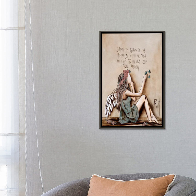 «Force de croissance» par Rut Art Creations - reproduction de cadre photo, H 26 po x l 18 po x P 1,5 po