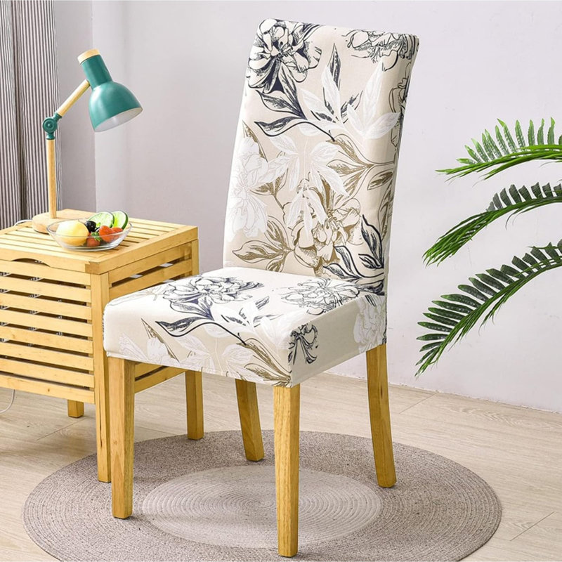 Box Cushion Dining Chair Slipcover, 55 cm H x 45 cm W