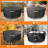 90 in. Outdoor Round Table Cover Waterproof Round Patio Cover for All Weather-90 in. x 40 in.