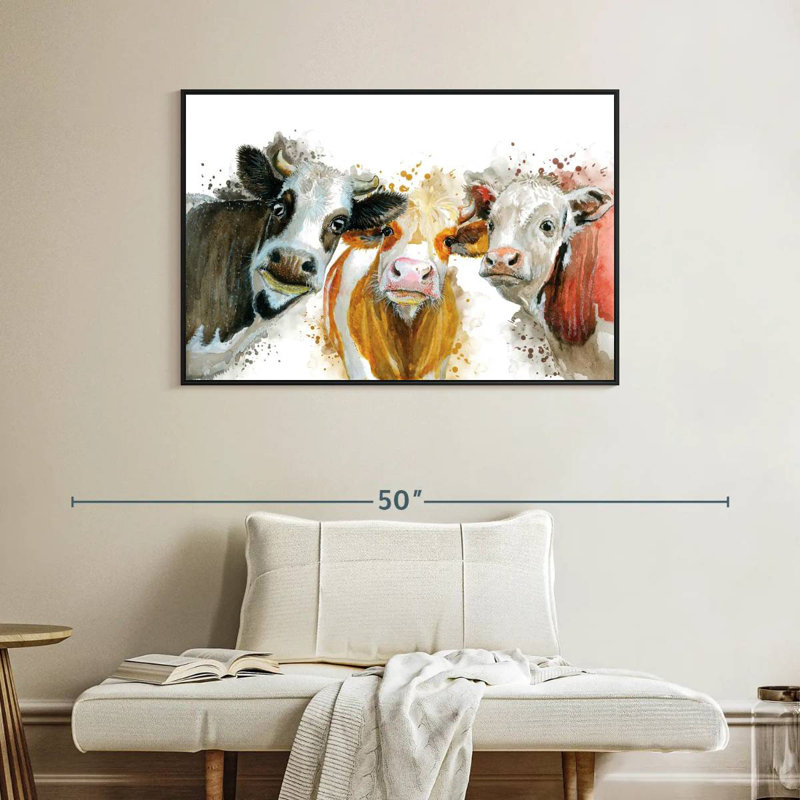 Livestock Cows Splash, 27" H x 40" W