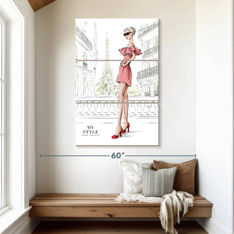 Shuttleworth Paris Fashion, H 50 po x l 32 po